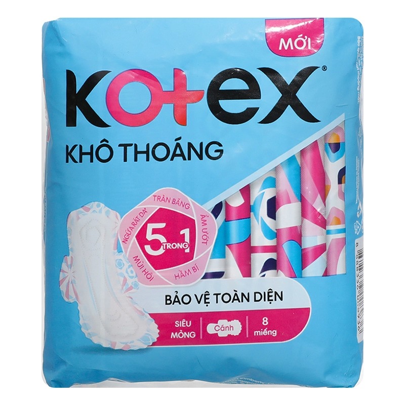 Băng vệ sinh Kotex Khô Thoáng Mới