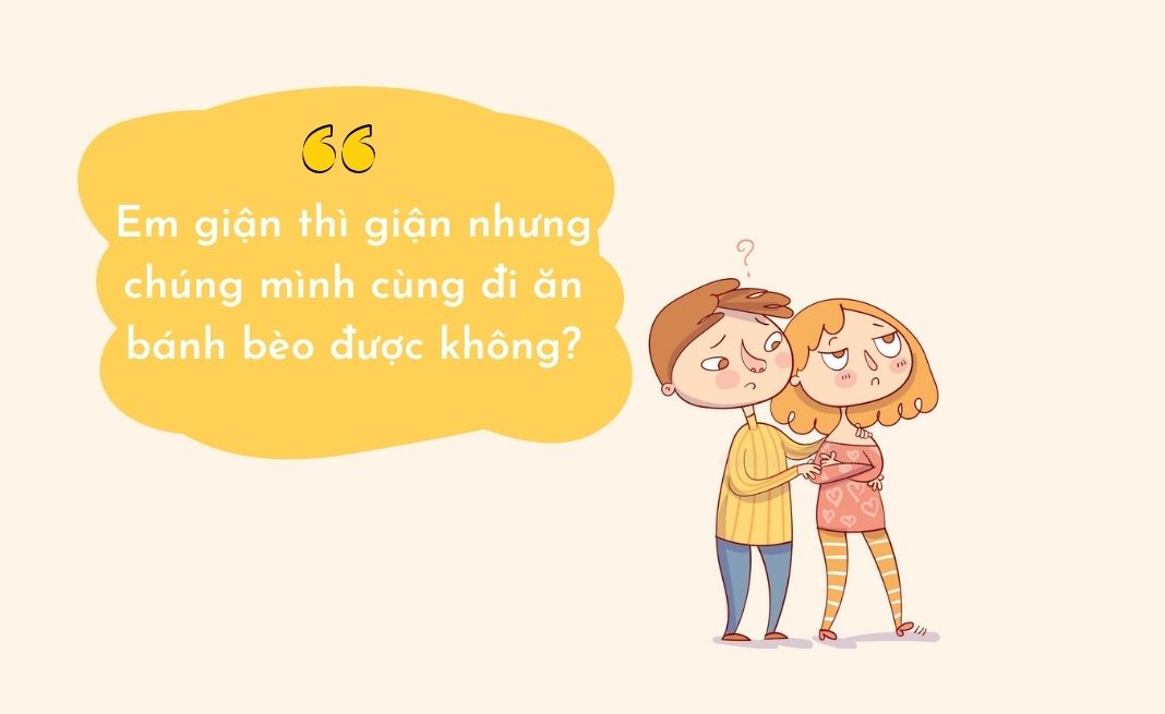 Cách dỗ người yêu qua tin nhắn dễ thương