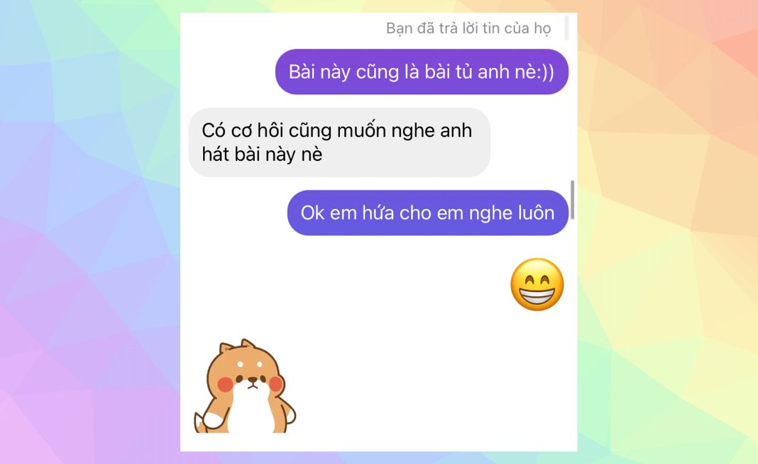 Phản hồi lại story của crush cũng là một cách nhắn tin bớt nhạt