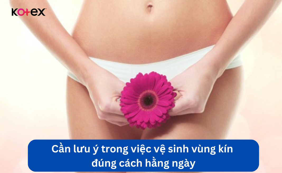 Cần lưu ý trong việc vệ sinh vùng kín đúng cách hằng ngày