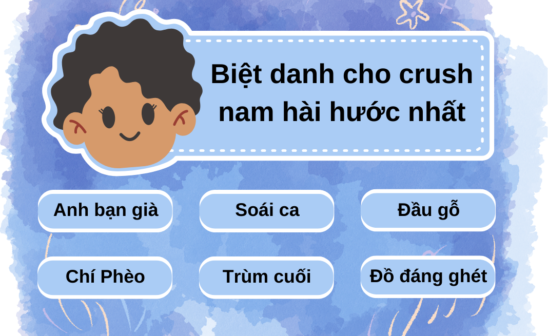 Đặt biệt danh cho crush nam hài hước nhất