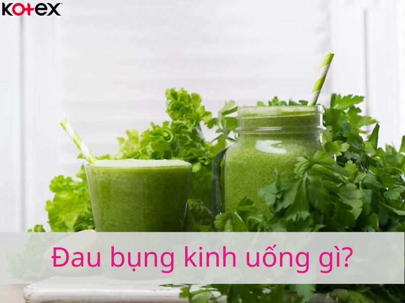 Đau bụng kinh uống gì