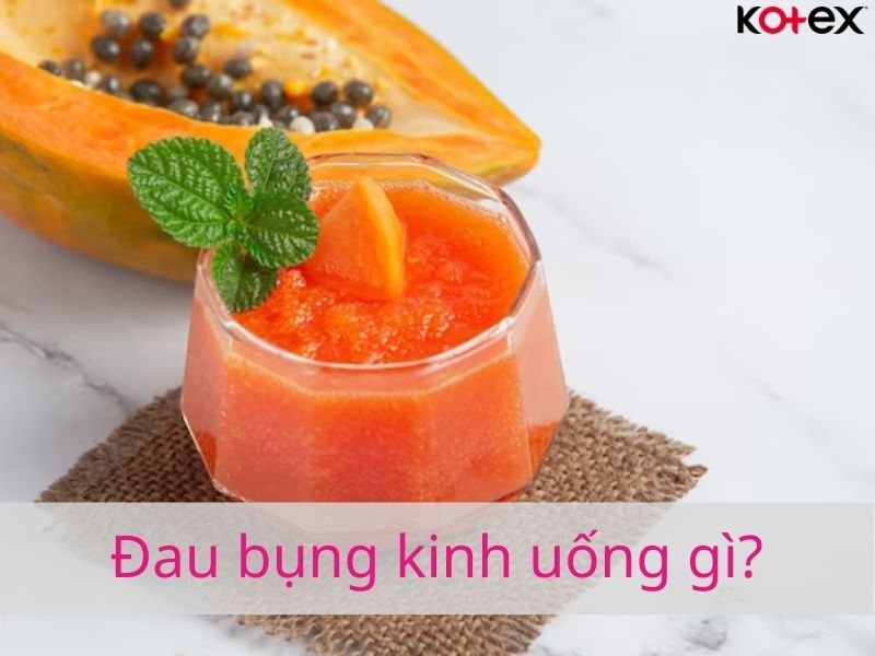 Đau bụng kinh uống gì