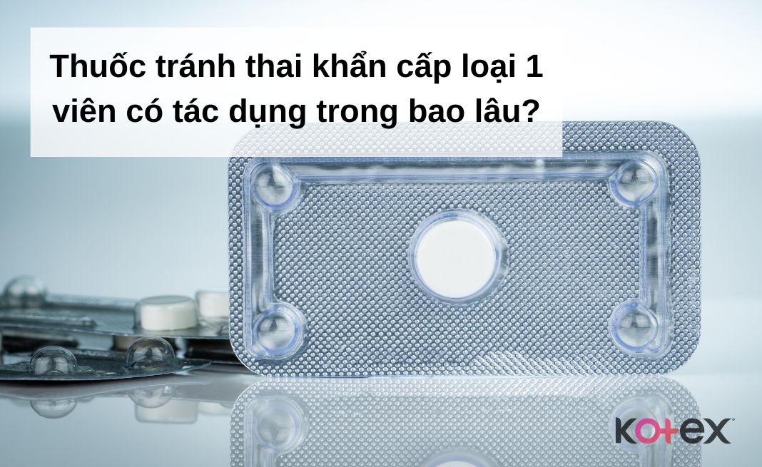 Thuốc tránh thai khẩn cấp loại 1 viên