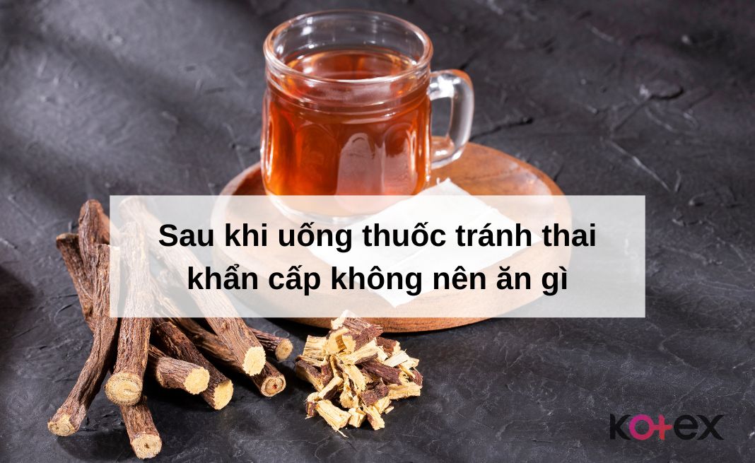 Trà thảo mộc có thể đào thải thuốc ra khỏi cơ thể nên cần tránh sử dụng sau khi uống thuốc tránh thai