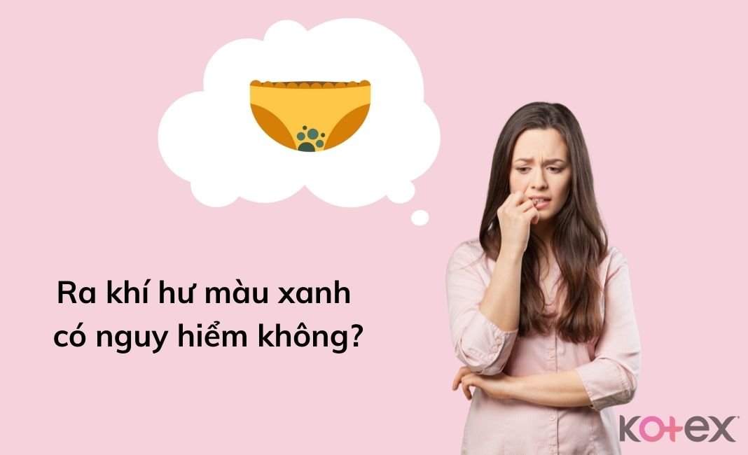 Ra chất nhầy màu xanh liệu có nguy hiểm