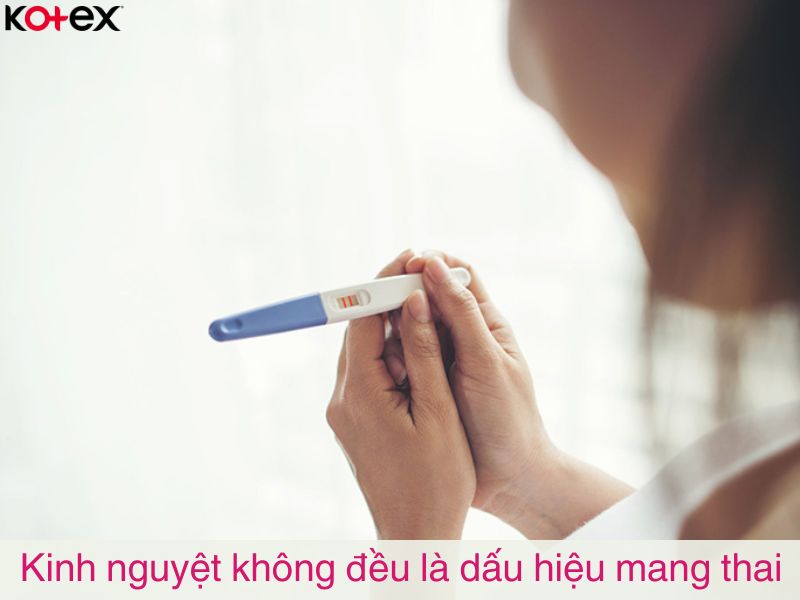 Kinh nguyệt không đều là dấu hiệu mang thai