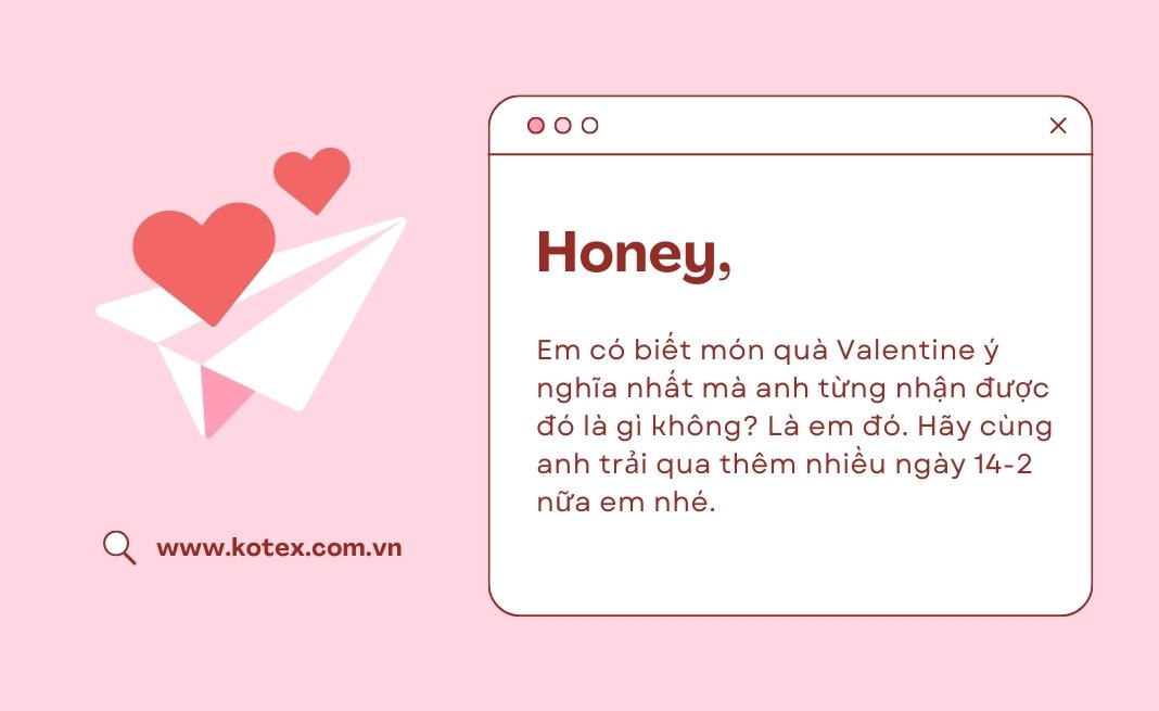 Lời chúc Valentine lãng mạn cho bạn gái 