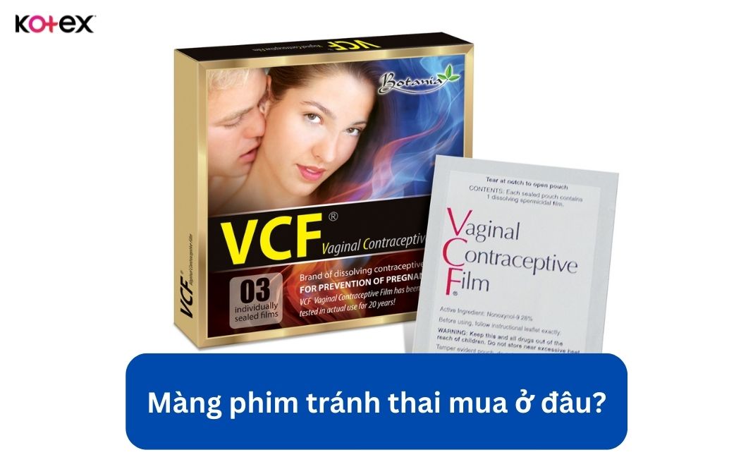 Màng phim tránh thai mua ở đâu? 