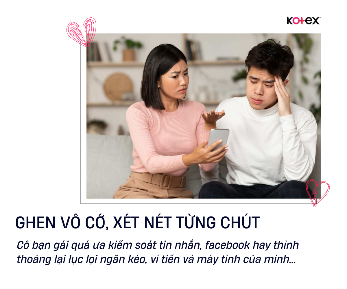 Những cô gái hay ghen vô cớ và xét nét từng chút sẽ khiến bạn trai đau đầu