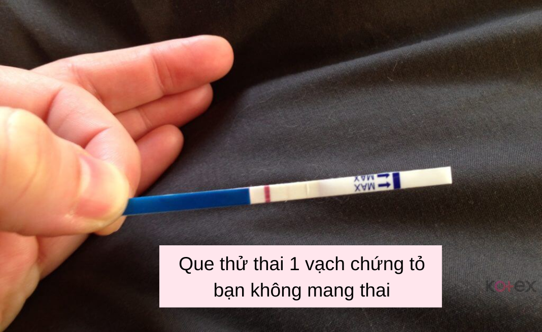 Hình ảnh que thử thai 1 vạch