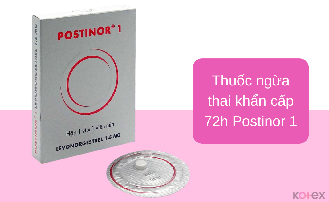 Thuốc ngừa thai khẩn cấp 72h Postinor 1 