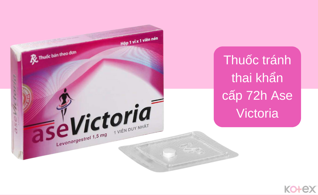 Thuốc tránh thai khẩn cấp 72h Ase Victoria