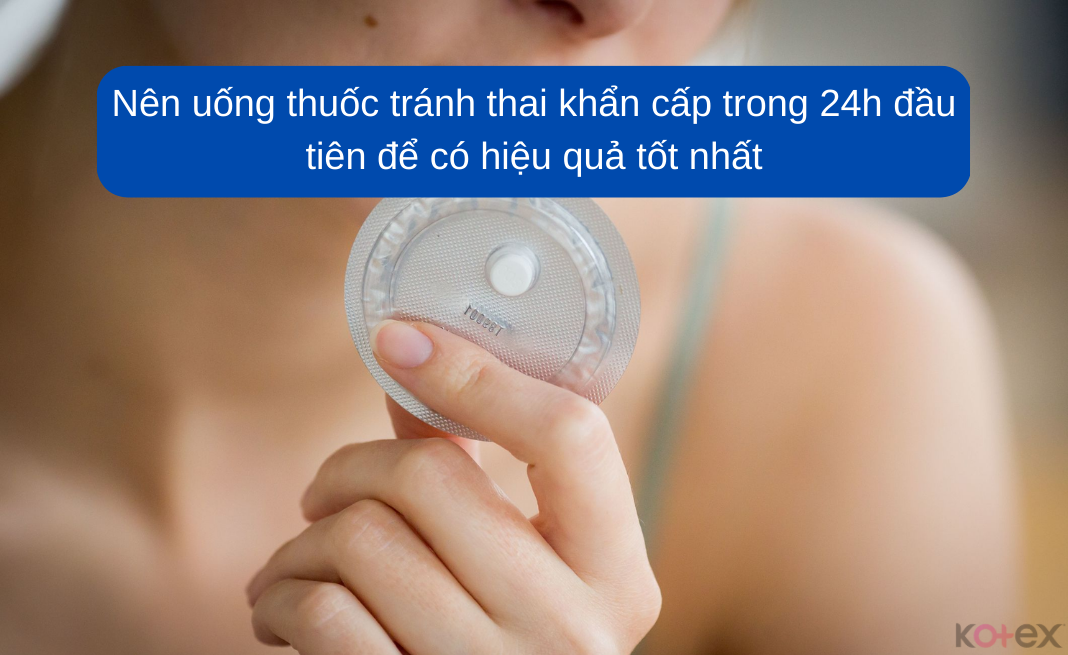 Nên uống thuốc tránh thai khẩn cấp trong 24 đầu tiên để có hiệu quả tốt nhất