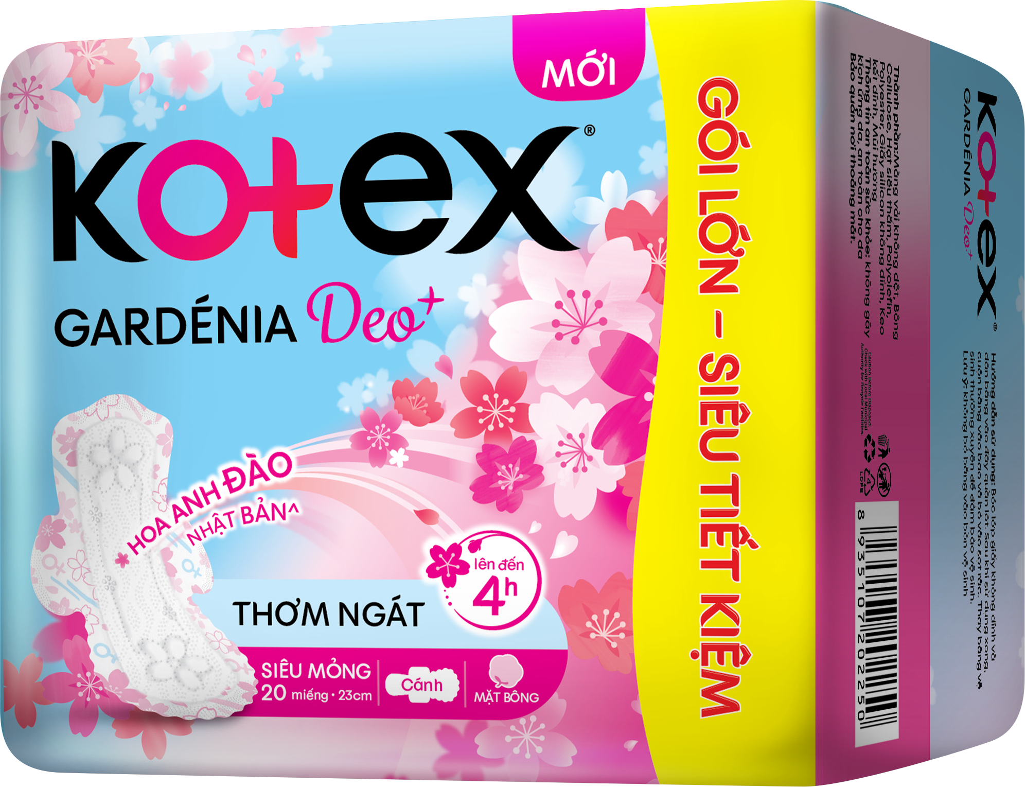 Kotex Gardenia Deo+ Hoa Anh Đào Nhật Bản