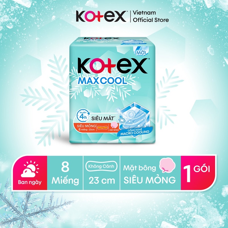 Tìm hiểu về Kotex, mua băng vệ sinh bao nhiêu tiền?